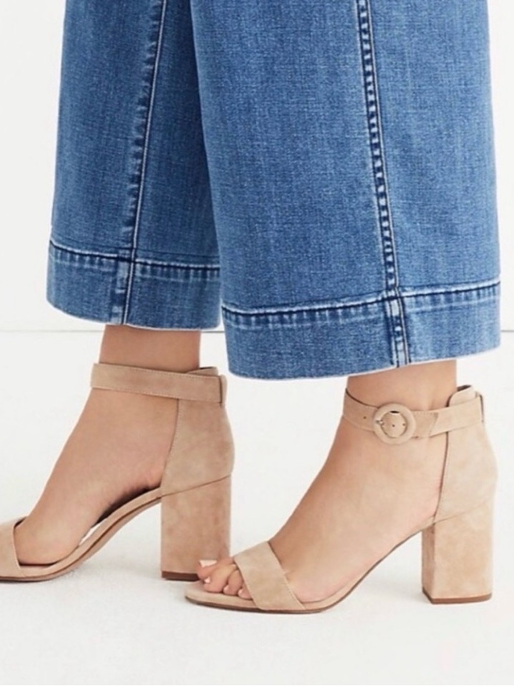 Madewell Regina Ankle Strap Sandal. Size 7